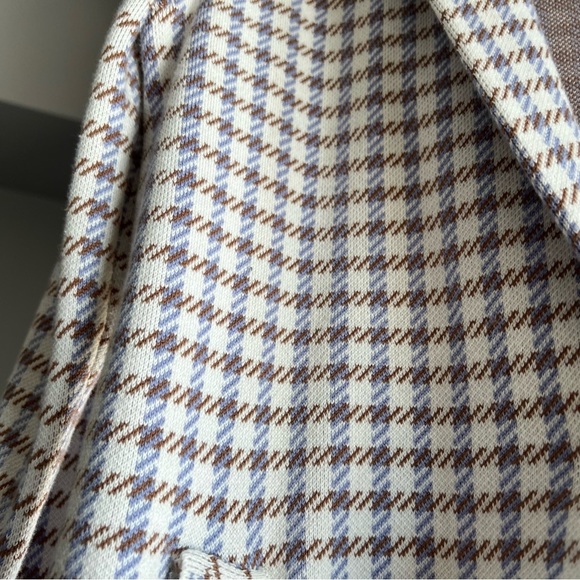 Brand new with tags RW and Co women chequered coat, white and light purple - Picture 6 of 10